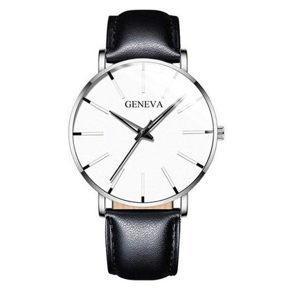 fashion blue needle men's watch men's watch quartz watch mesh belt spot one piece