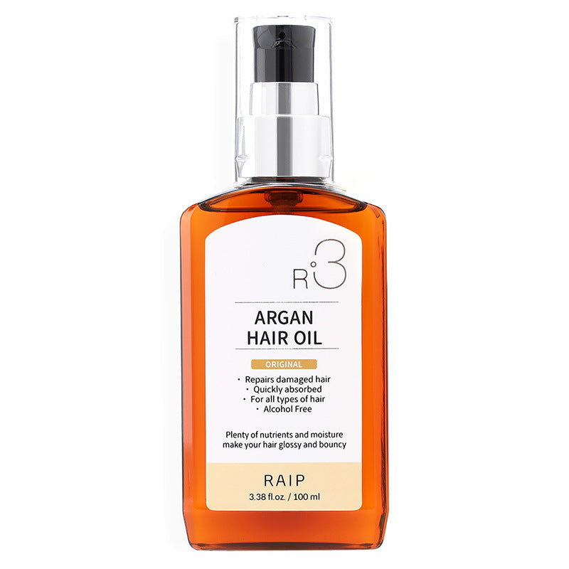 Korean RAIP Luboson Hair Oil, Argan Hair Oil, Anti-frizz, dryness, perm, colored scalp, leave-in