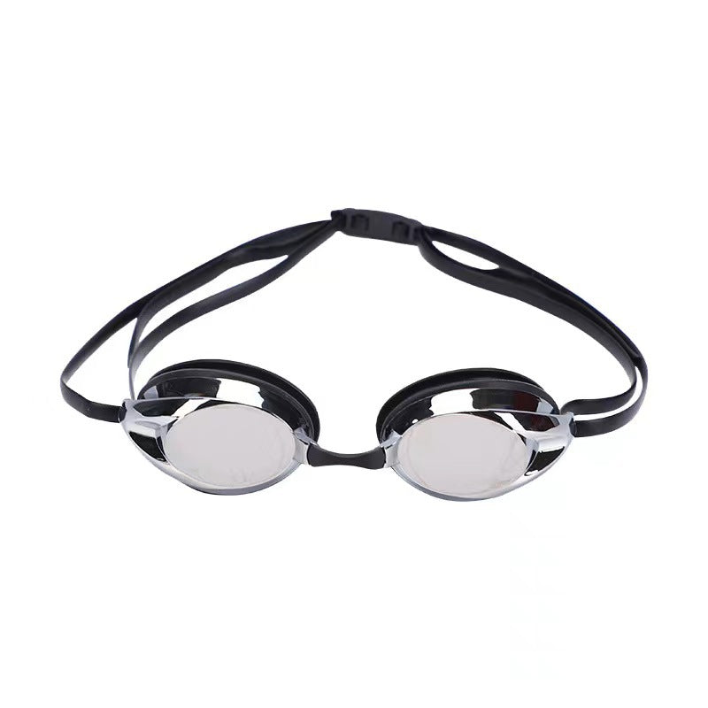 myopia swimming goggles adult swimming goggles equipment high-definition waterproof anti-fog silicone goggles transparent swimming goggles box wholesale