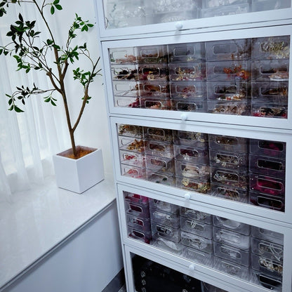 Table storage box, acrylic cosmetics, snacks, transparent basket, skin care products, mask, dormitory organization, sundries, shelf