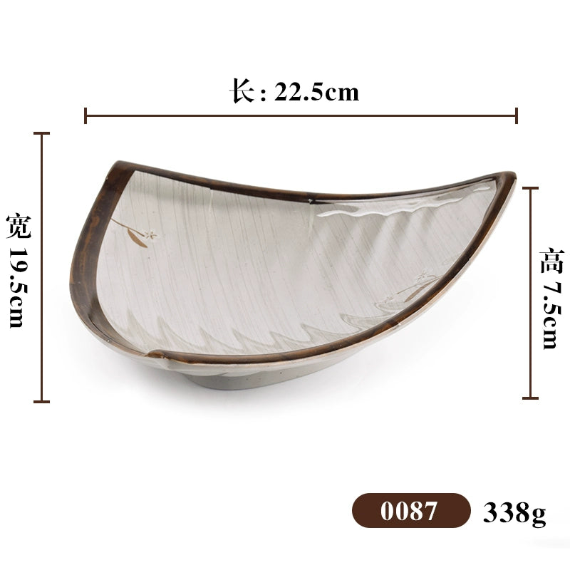 Melamine Japanese-style imitation porcelain hot pot restaurant spoon set tableware