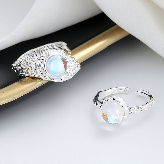 Moonlight Stone Simple Ring