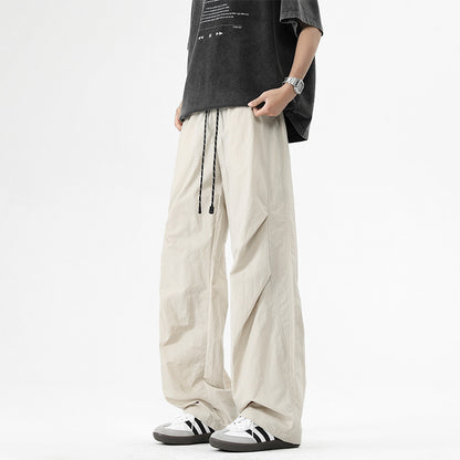 American Paratrooper Casual Pants Men's Spring/Summer New Trendy Cargo Pants Straight-leg Loose Versatile Pants