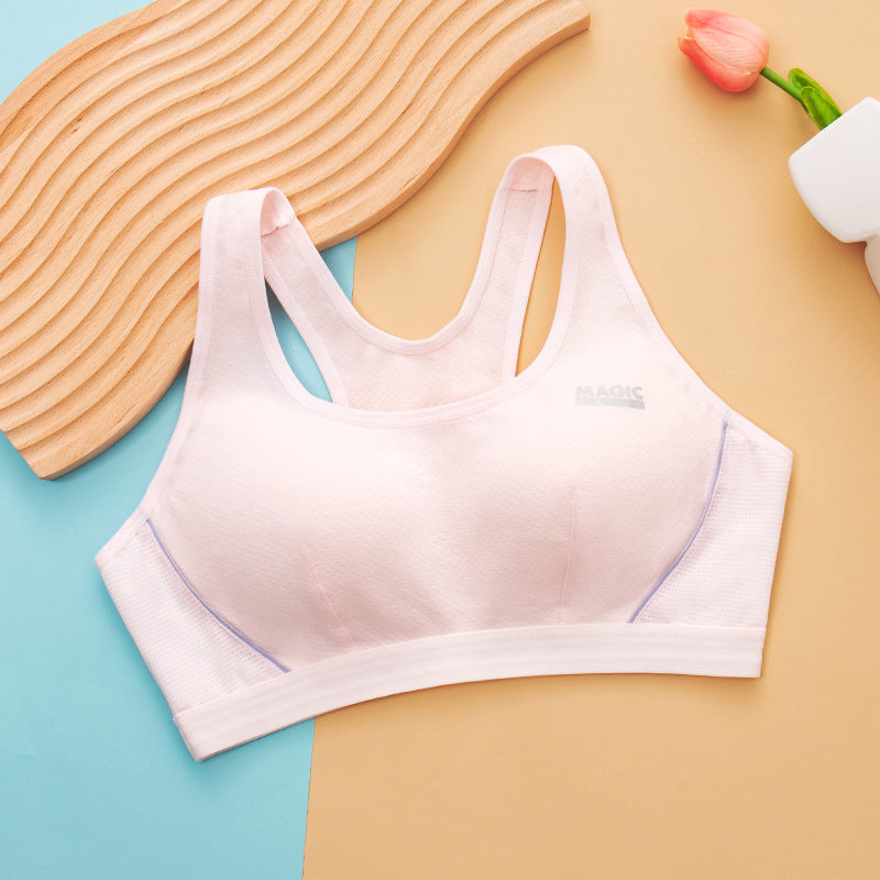 New student bra running quick-drying breathable girl underwear junior high school development girl bra vest