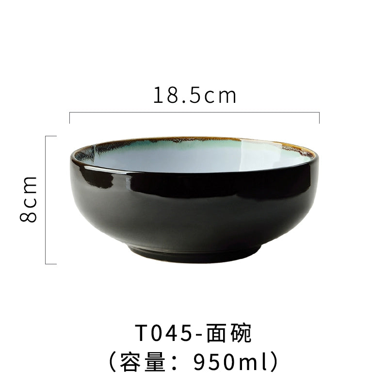 A radish Japanese-style coarse ceramic rice bowl features retro creative dishes and cups slightly flawed tableware ice cream bowl