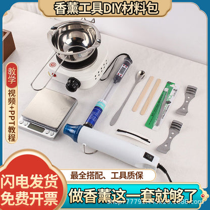 Aromatherapy candle diy tool package wax pot heating furnace soybean wax hand-cooked wax melting wax wax electric heating furnace