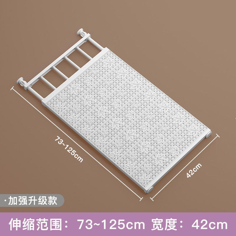 Wardrobe divider tiered shelf nail-free retractable dorm cabinet bathroom kitchen shelf storage cabinet tiered shelf