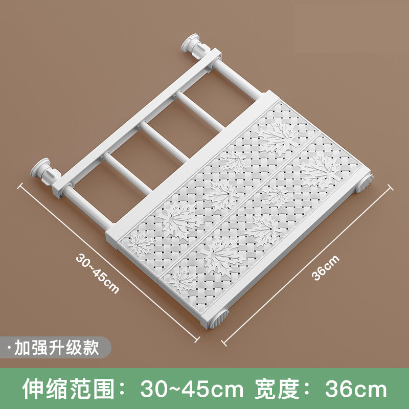 Wardrobe divider tiered shelf nail-free retractable dorm cabinet bathroom kitchen shelf storage cabinet tiered shelf