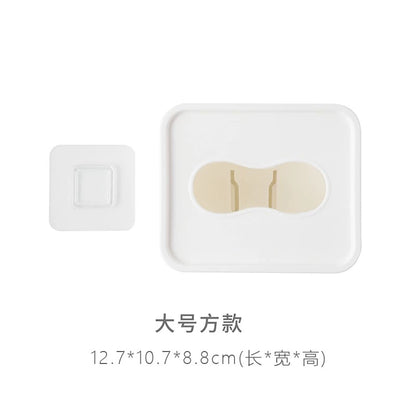 Kitchen sink filter storage box punch-free wall-mounted finishing box sundries disposable gloves storage