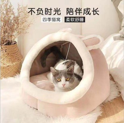Cats and dogs are suitable for cats and dogs, cats, four seasons, litters, cats, cats, houses, kennels, net red, cats, villas, small dogs, closed cat kennels