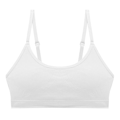 No steel ring big chest small vest shoulder strap adjustable thin section large size seamless sleep underwear underwear ladies suit