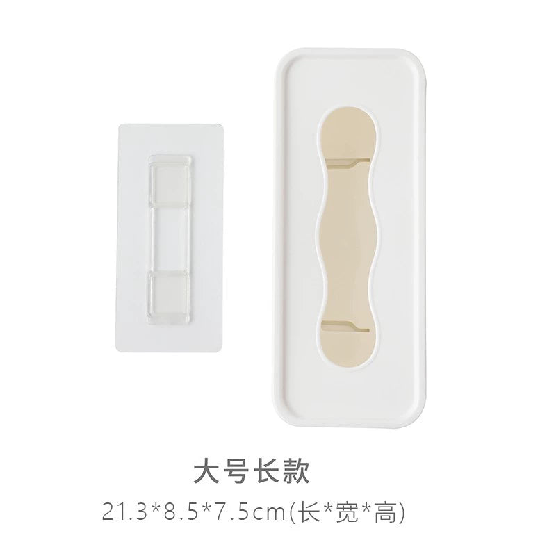 Kitchen sink filter storage box punch-free wall-mounted finishing box sundries disposable gloves storage