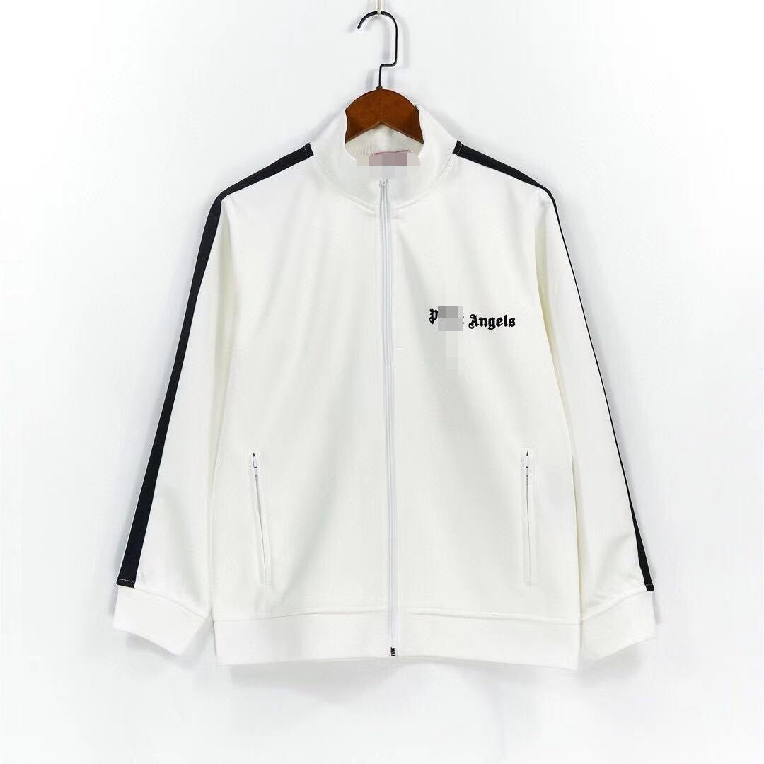 The correct version of the tide brand palm palm angel striped webbing high street casual sports jacket couple suit