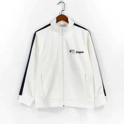 The correct version of the tide brand palm palm angel striped webbing high street casual sports jacket couple suit