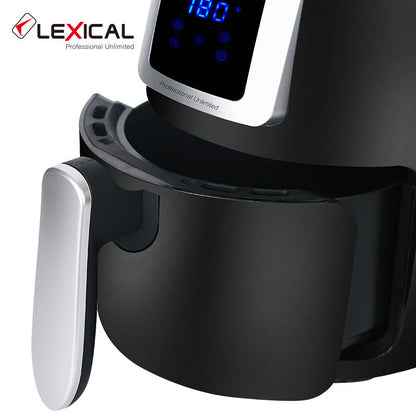 2L Smart Touch Oil-Free Air Fryer  Multi-Functional Electric Cooker  Cross-Border Wholesale  Black Compact Design