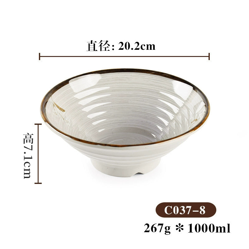 Melamine Japanese-style imitation porcelain hot pot restaurant spoon set tableware