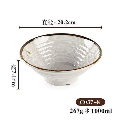 Melamine Japanese-style imitation porcelain hot pot restaurant spoon set tableware