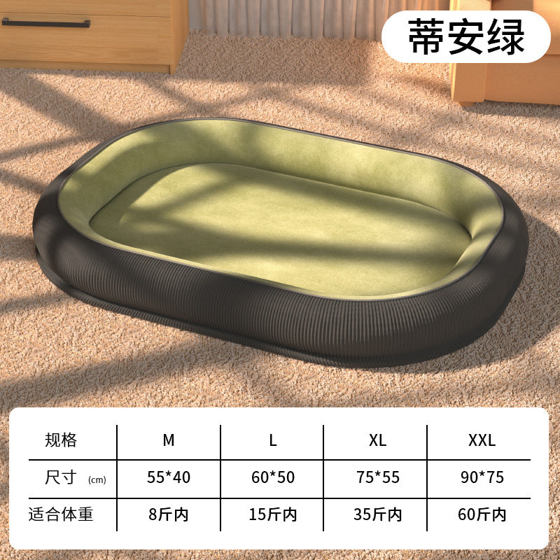 Dog kennel all-season universal removable and washable dog mat winter warmth large, medium and small dog sleeping cat kennel pet nest