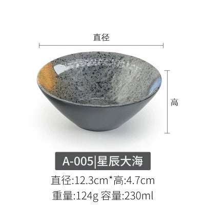 Melamine plate Japanese-style plastic barbecue plate imitation porcelain round flat plate barbecue plate restaurant hot pot tableware dish
