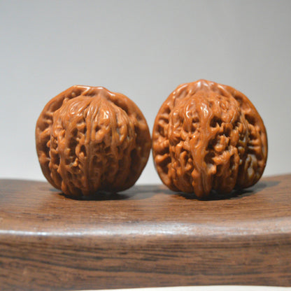 Wen Wan walnut Laishui Wang Yong official hat four building handles walnut shape fine for unisex bulk wholesale