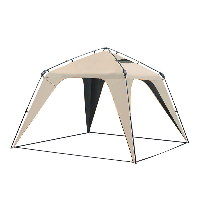 Explorers' carside tents quickly open the dome canopy, outdoor summer camping, light luxury, quick opening tents, sunshade, and sunscreen pergola