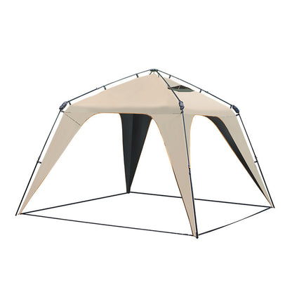 Explorers' carside tents quickly open the dome canopy, outdoor summer camping, light luxury, quick opening tents, sunshade, and sunscreen pergola