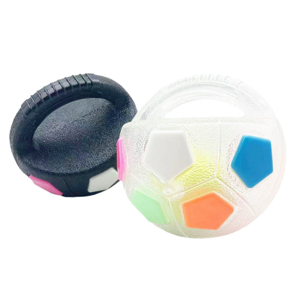 Pet dog round toy can hold football border collie self-hi corgi training special interactive bite resistant