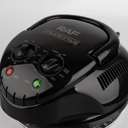 Smart 12L Glass Air Fryer  Multi-Function Light Wave Oven with Visual Window  Oil-Free Cooking Appliance for Home & Gifts