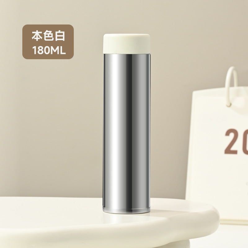 New Mini Thermos Mug Small Portable Simple Creative Water Cup Portable Pocket Cup Spot