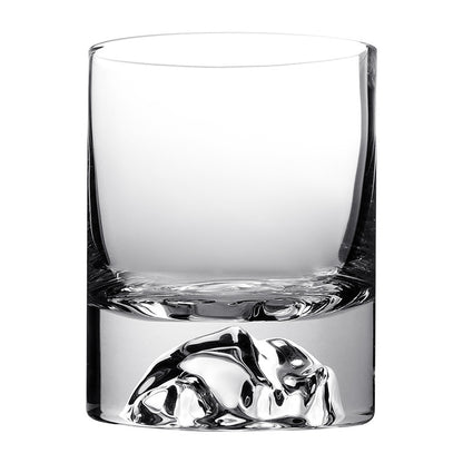 Whiskey glass wine glass creative ice mountain snow mountain cup Jinshan thick bottom bar special spirits glass foreign wine cup