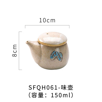 A radish Japanese-style coarse ceramic rice bowl features retro creative dishes and cups slightly flawed tableware ice cream bowl