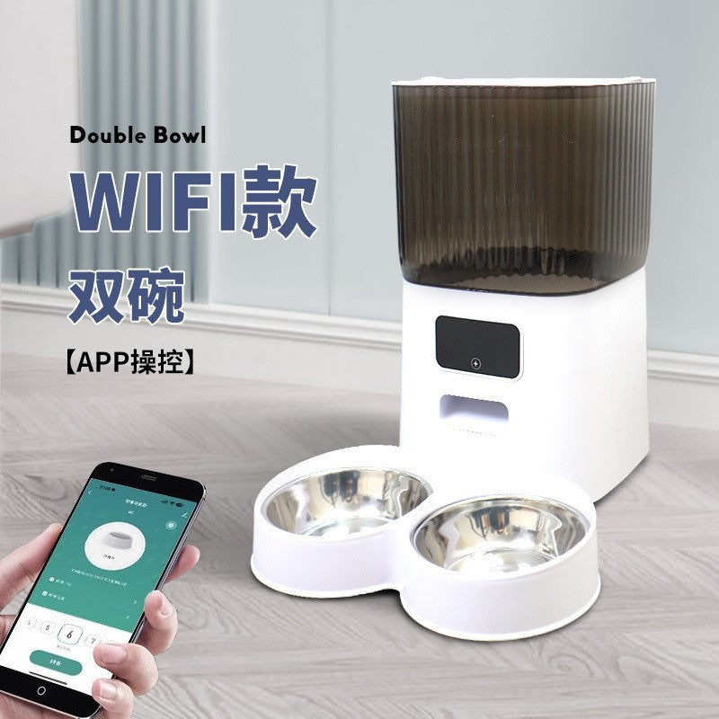 Explosive pet 5L automatic feeder, cat smart products, regular and quantitative remote feeding, dog universal