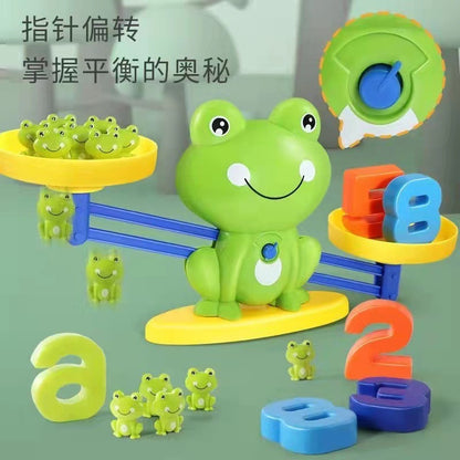 Children's Digital Frog Balance Toys Early Education Educational Toys Kindergarten Addition and Subtraction Enlightenment Balance Mathematics Teaching