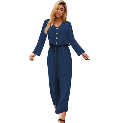 spring and summer independent station hot style suit jacket long trousers