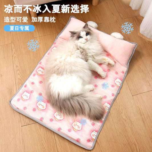Kennel Cat Kennel Summer Ice Silk Mats Dog Kennel Pet Supplies Teddy Small Medium Dog Bed All Seasons Universal