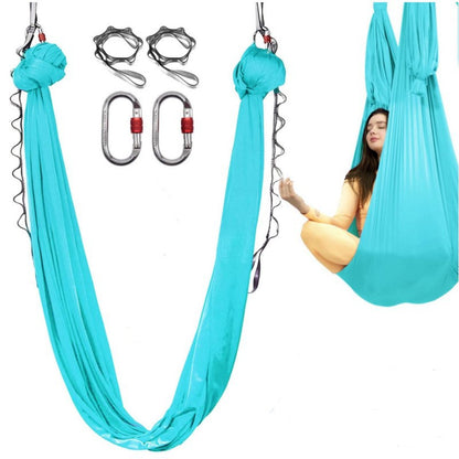 5 meters aerial yoga hammock 2.8 meters wide swing home indoor accessories fixed rope sling cloth for yoga studio special