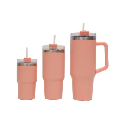 New hand-held car car mug Ice Fighter Cup mini thermos mug female high value cute stainless steel thermos water cup