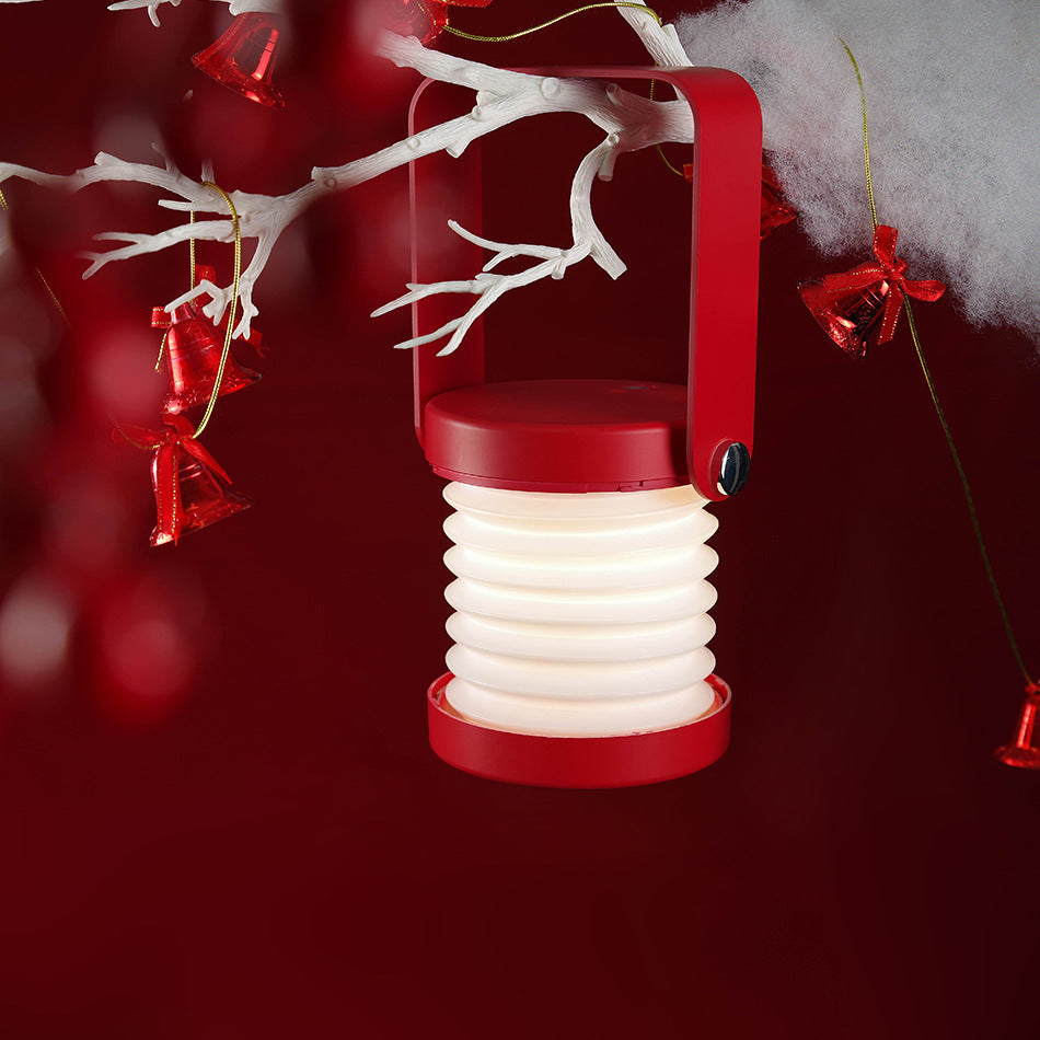 Portable lantern light wooden handle portable outdoor camping light camping light rechargeable camping night light