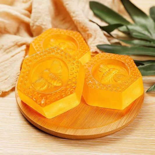 Natural honey soap, oil control, moisturizing, mild cleansing, face washing, bathing, handmade soap, body bath, essential oil soap, men and women