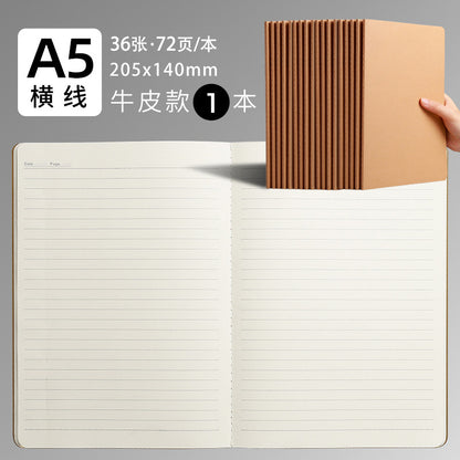b5 notebook student homework book kraft paper turning book notepad exercise factory spot