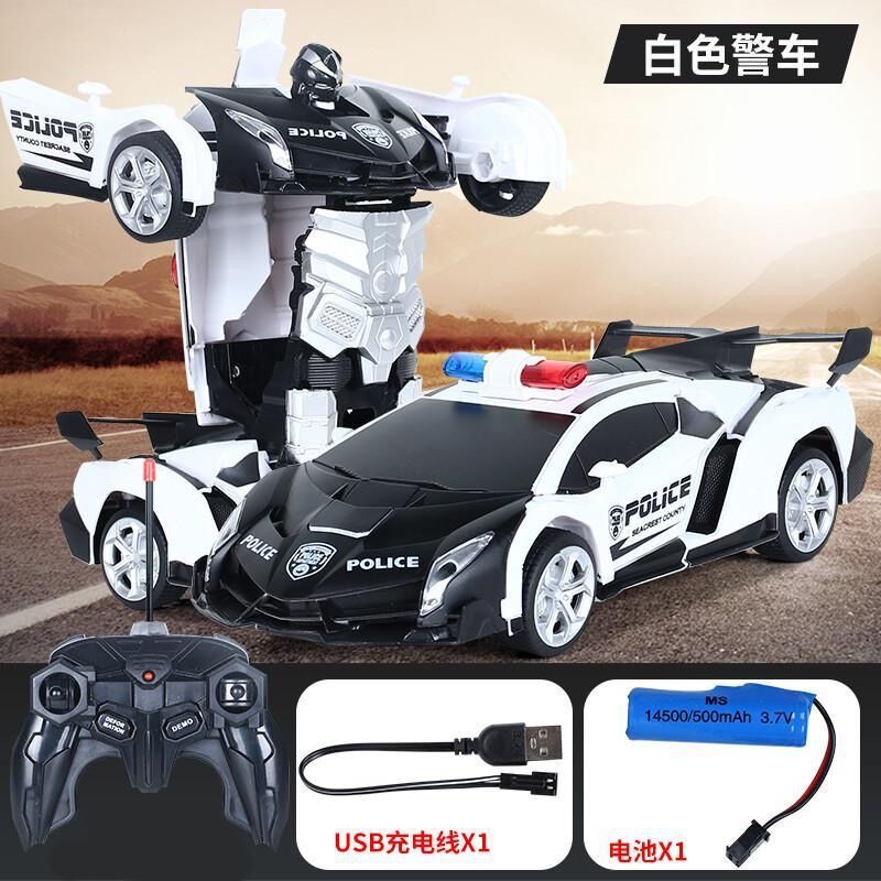 2.4G remote control deformation car King Kong racing charging remote control deformation car electric remote control car toy car