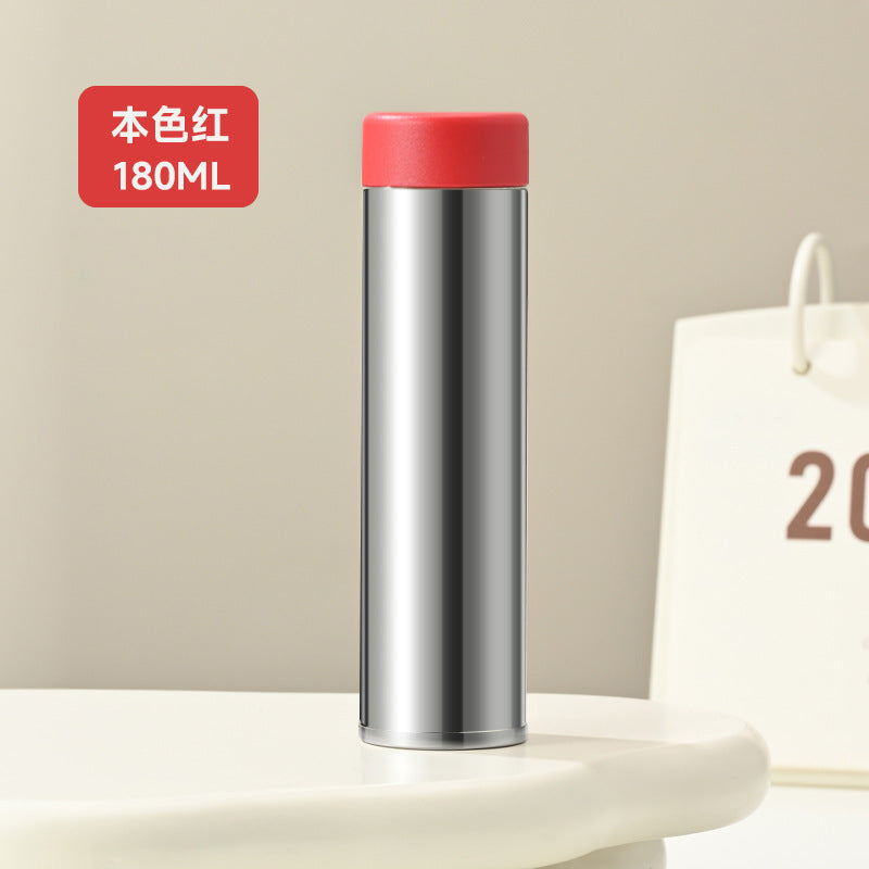 New Mini Thermos Mug Small Portable Simple Creative Water Cup Portable Pocket Cup Spot