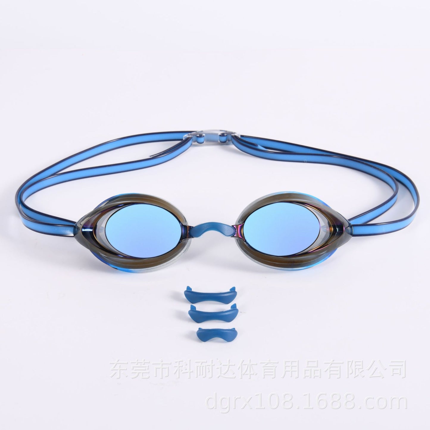 myopia swimming goggles adult swimming goggles equipment high-definition waterproof anti-fog silicone goggles transparent swimming goggles box wholesale