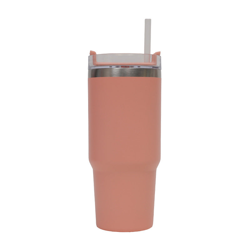 New hand-held car car mug Ice Fighter Cup mini thermos mug female high value cute stainless steel thermos water cup