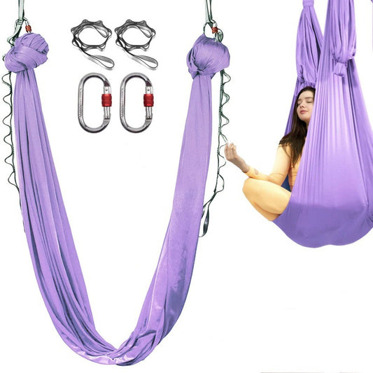5 meters aerial yoga hammock 2.8 meters wide swing home indoor accessories fixed rope sling cloth for yoga studio special