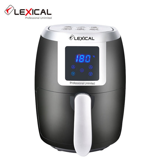 2L Smart Touch Oil-Free Air Fryer  Multi-Functional Electric Cooker  Cross-Border Wholesale  Black Compact Design