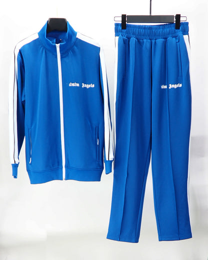 The correct version of the tide brand palm palm angel striped webbing high street casual sports jacket couple suit