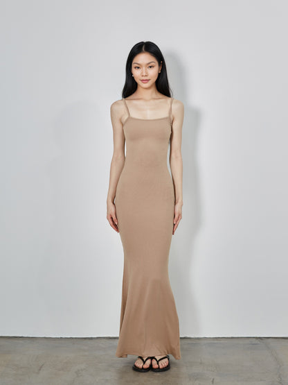 In stock skims gal dress women's sundress pure desire date sexy slim hip hush waist maxi skirt