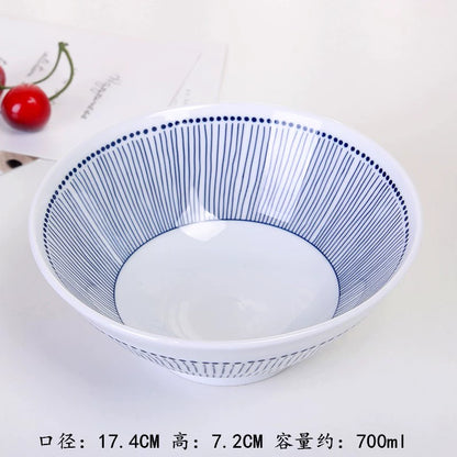 High-temperature underglaze color Japanese-style ceramic dishes and dishes set for home eating small bowls of grass series tableware combination
