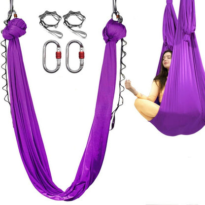 5 meters aerial yoga hammock 2.8 meters wide swing home indoor accessories fixed rope sling cloth for yoga studio special